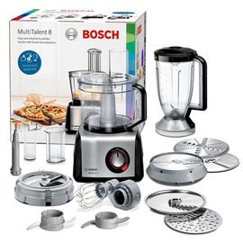 Bosch MC812M865 food processor 1250 W 3.9 L Black, Stainless steel