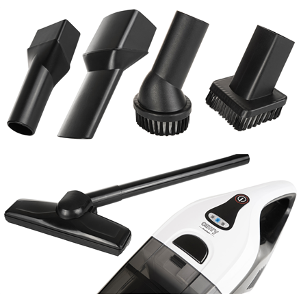 Camry | Vacuum Cleaner | CR 7046 | Cordless operating | Bagless | 200 W | Operating time (max) 20 min | Black/White | Warranty 24 month(s)
