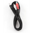 Kabelis Gembird 3.5mm Jack - 2x RCA 2.5m-2