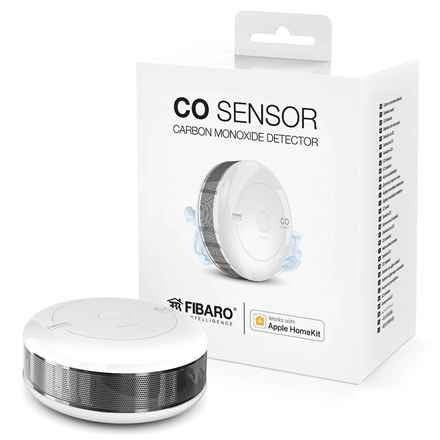 Capteur de CO Fibaro pour maison connectée, multi-capteur sans fil Bluetooth