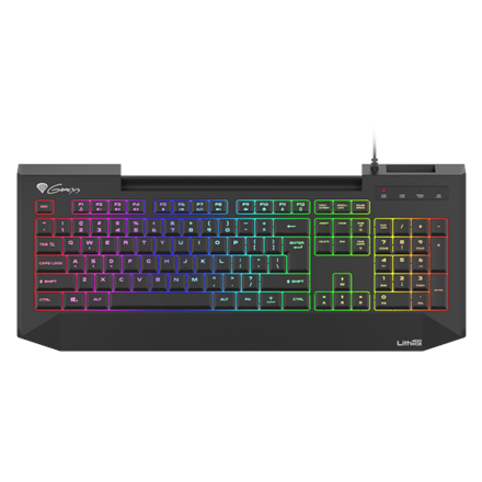 Tastatura cu fir Genesis LITH 400 negru "NKG-1419" (timbru verde 0.8 lei)