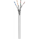 Goobay | CAT 6a network cable, S/FTP (PiMF) | 96094 | Cable type - round cable. AWG 26/7 (stranded). Meter scaling yes. Cable sheath diameter (approx.) 6.3 mm. Inner conductor material CU (copper). Material cable sheath LSZH. Number of shieldings 2 x. T