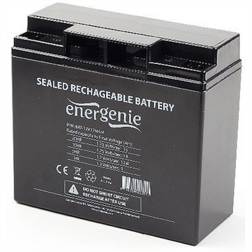 ACUMULATOR UPS GEMBIRD 12V / 17Ah, terminal F3, dimensiune: 167x76x181mm, inaltime+terminal: 167mm, "BAT-12V17AH/4" (timbru verde 0.5 lei)