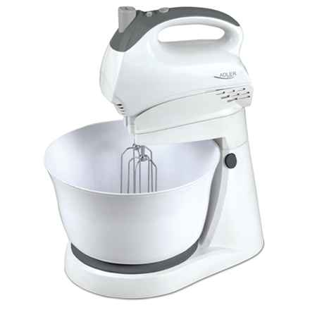 Adler | Mixeur | AD 4202 | Mixeur avec bol | 300 W | 5 vitesses | Mode turbo | Blanc