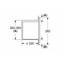 Bosch | Four à micro-ondes | BFL623MS3 | Encastrable | 20 L | 800 W | Acier inoxydable