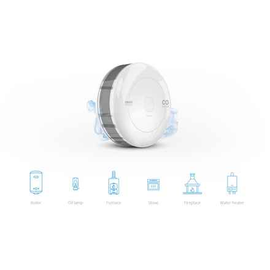 Capteur de CO Fibaro pour maison connectée, multi-capteur sans fil Bluetooth