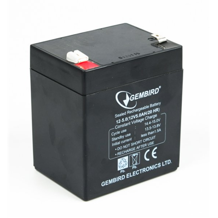 Batterie plomb-acide scellée Gembird 12 V, 5 Ah (VRLA)