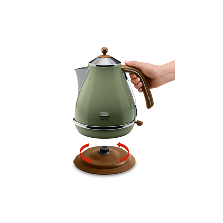 Bouilloire électrique DeLonghi KBOV 2001.GR 1,7 L Vert 2000 W