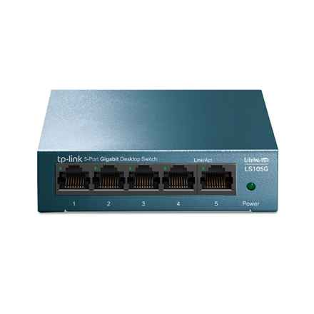 Commutateur réseau de bureau TP-Link 5 ports 10/100/1000 Mbps