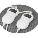 Camry | Electric Heated Blanket | CR 7417 | Number of heating levels 8 | Number of persons 2 | Washable | Remote control | Coral fleece/Polyester | 60 W | Grey-3