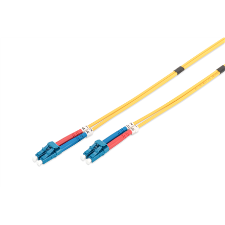 Patchcord FO Singlemode 09/125 OS2 LC-LC duplex 2m Żółty