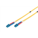 Patchcord FO Singlemode 09/125 OS2 LC-LC duplex 2m Żółty
