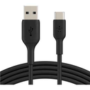 Câble USB Belkin CAB001BT2MBK 2 m USB A USB C Noir