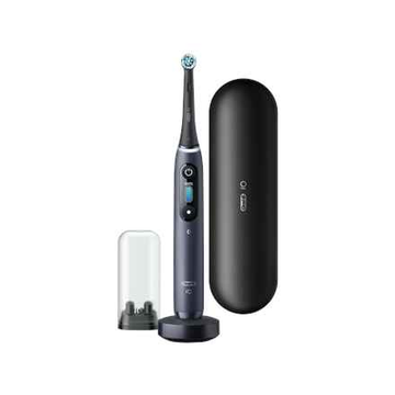 Oral-B | Brosse à dents électrique | iO Series 8N | Rechargeable | Pour adultes | Nombre de têtes de brosse incluses : 1 | Nombre de modes de brossage : 6 | Noir onyx