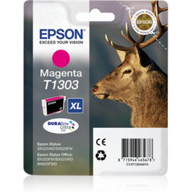 Cartus Cerneala Original Epson Magenta, T13034010, pentru STYLUS SX525, , (timbru verde 0.15 lei), "C13T13034010"