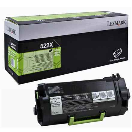 Cartouche de toner Lexmark 522X R 1 pièce(s) Noir d'origine