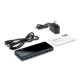 TP-Link UH700 USB 3.2 Gen 1 (3.1 Gen 1) Micro-B 5000 Mbit/s Black