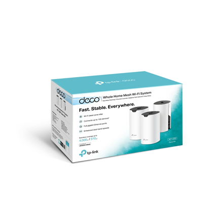 Wireless Router|TP-LINK|3-pack|1167 Mbps|Mesh|LAN \ WAN ports 2|Number of antennas 2|DECOS4(3-PACK)