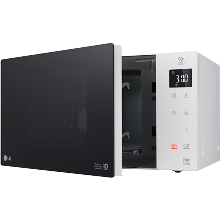 LG MS 23 NECBW, Over the range, Solo microwave, 23 L, 1000 W, Touch, Black, White