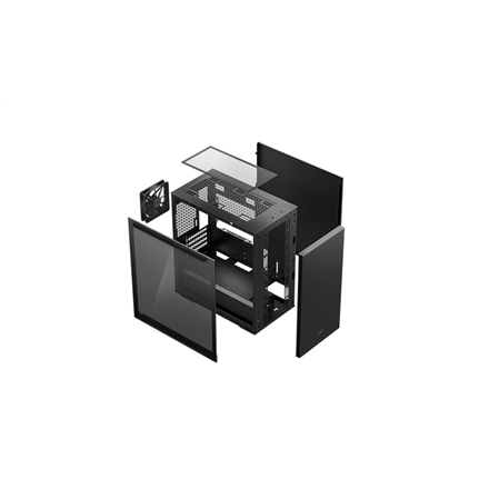 Deepcool | MACUBE 110 | Black | mATX | Power supply included No | ATX PS2 （Length less than 170mm)