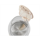 Adler | Kettle | AD 1283C | Electric | 900 W | 1 L | Glass/Stainless steel | 360° rotational base | Cream-4