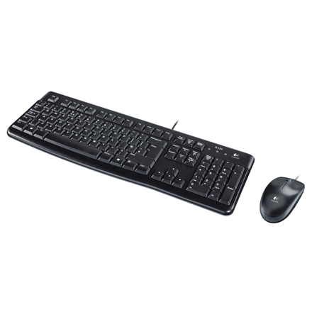 LOGITECH MK120 Corded Combo - BLACK - USB - US INT'L - EER