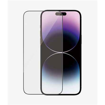 PanzerGlass | Protection d'écran | Apple | iPhone 14 Pro Max | Verre | Transparent | Ajustement ultra-large ; Installation facile ; Filtre de confidentialité ; Résistant aux traces de doigts | Antireflet