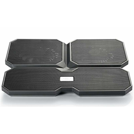 Support de refroidissement pour ordinateur portable deepcool multi core x6 396 cm 156" noir