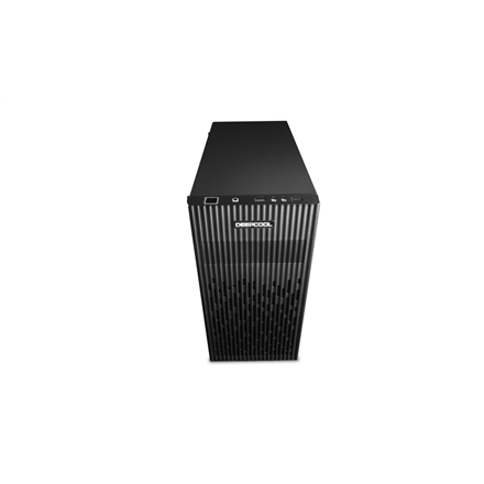 DeepCool MATREXX 30, Mini-tour, Mini-ITX/Micro-ATX, 1 port USB 2.0, 1 port USB 3.0, 1 port audio, 1 port micro, 1 ventilateur noir préinstallé de 120 mm, verre trempé, panneau grillagé, DP-MATX-MATREXX30