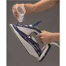 Gorenje | Steam Iron | SIH2600BLC | Power 2600 W | Water tank capacity 350 ml | Continuous steam 30 g/min | Blue/White | Steam boost performance 95 g/min-8
