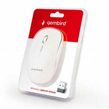 Gembird MUSW-4B-01 Wireless White - 0