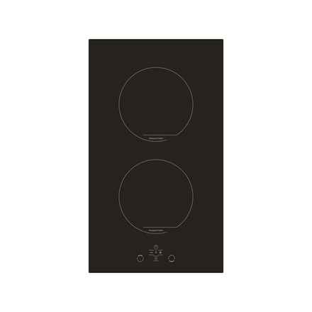 Simfer | Plaque de cuisson | H3.020.DEISP | Induction | Nombre de brûleurs/zones de cuisson : 2 | Tactile | Minuterie | Noir