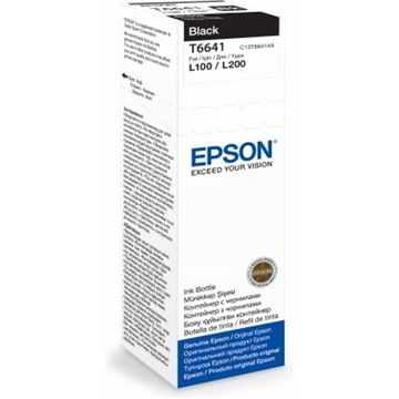 Epson T6641 Ink bottle 70ml | Ink Cartridge | Black - 0