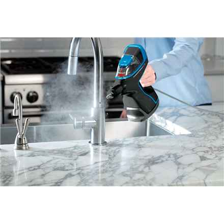 Nettoyeur vapeur vertical Bissell PowerFresh SlimSteam 1500 W Bleu, Titane