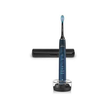 Brosse à dents électrique Philips Sonicare DiamondClean HX9911/88 pour adultes, noire et bleue