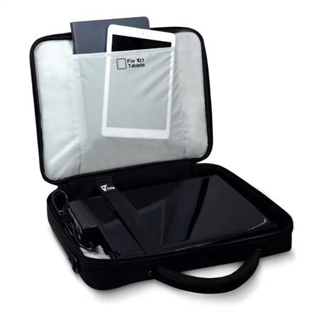 PORT DESIGNS | Courchevel | Fits up to size 15.6 " | Messenger - Briefcase | Black | Shoulder strap