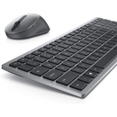 Dell | Clavier et souris | KM7120W | Ensemble clavier et souris | Sans fil | Piles incluses | Anglais/Anglais | Bluetooth | Gris titane | Connexion sans fil