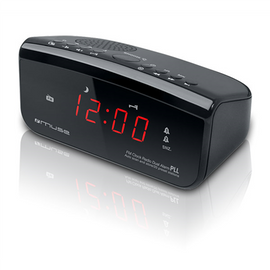 Muse | Clock radio PLL | M-12CR | Alarm function | Black - 0