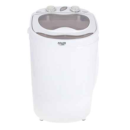 Lave-linge Adler AD 8055 Chargement par le haut 3 kg Crème, Blanc