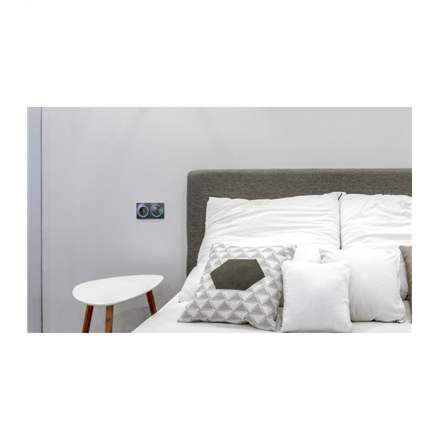 Prise de courant Fibaro FGWU-021-8 2x USB Noir