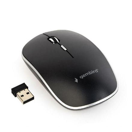 Gembird silent wireless noir