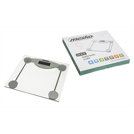 Mesko | Bathroom scales | MS 8137 | Maximum weight (capacity) 150 kg | Accuracy 100 g | Glass - 0