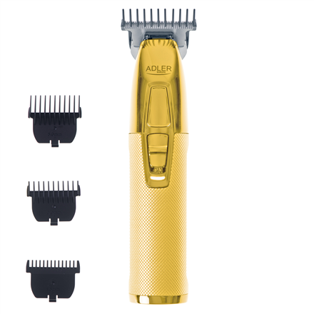 Tondeuse à barbe adler ad 2836g à piles 4 6 mm or