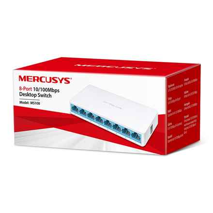 Commutateur de bureau Mercusys 8 ports 10/100 Mbps