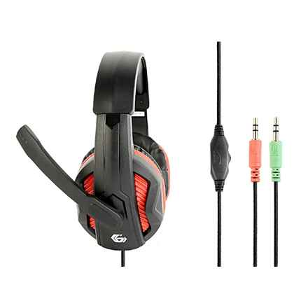 Gembird GHS-03 Gaming Noir/Rouge