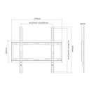 Sunne | Wall mount | 32-55-EF | Fixed | 32-55 " | Maximum weight (capacity) 40 kg | Black-2