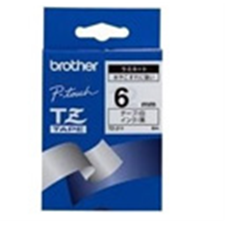 BROTHER TZE211 tape black/white 6mm 8m