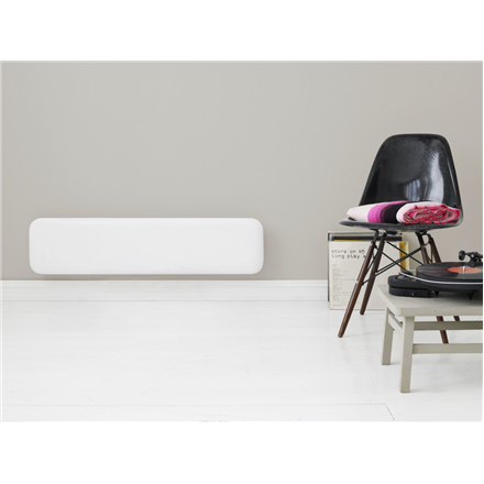 Radiateur électrique d'intérieur à convection mill steel 800 w blanc