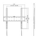 Logilink BP0013 TV Wall mount, 32"-55", fix, 25mm | Logilink-2