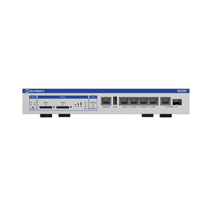 Teltonika RUTXR LTE Router | Enterprise Rack-Mountable SFP/LTE Router | RUTXR1 | 802.11ac | 867 Mbit/s | 10/100/1000 Mbit/s | Ethernet LAN (RJ-45) ports 4xLAN ports, 1xSFP port, 1xWAN port | MU-MiMO Yes | 4G | 1